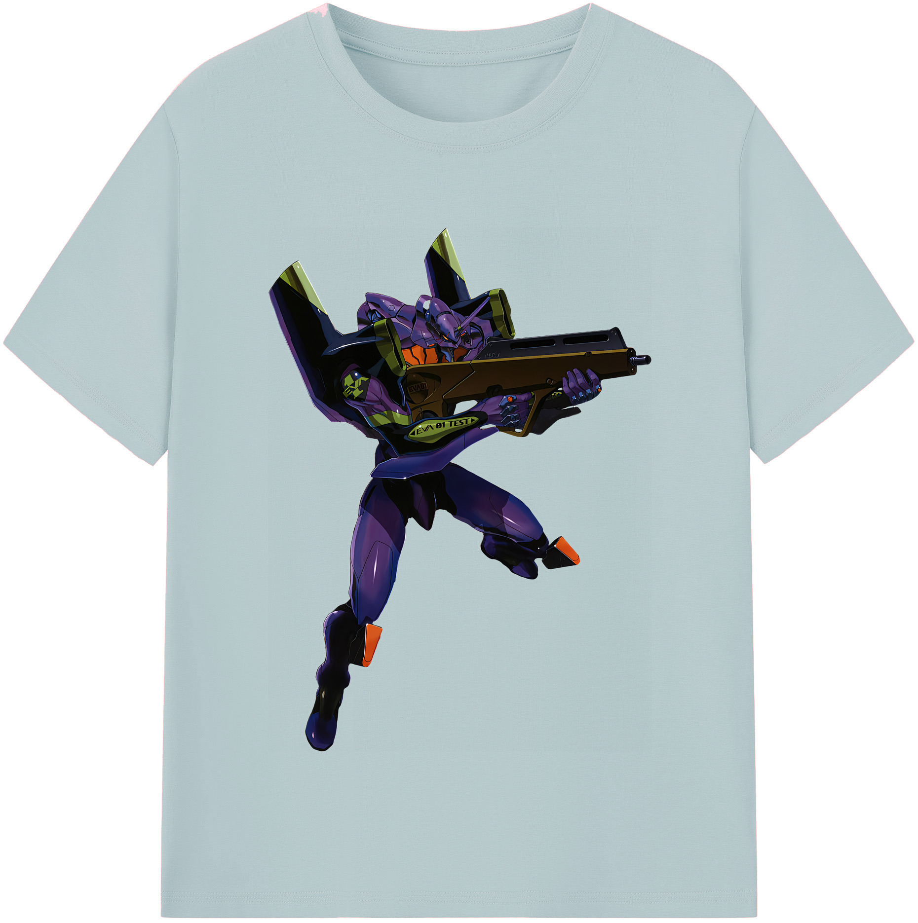 （画像用） EVA 新世紀エヴァンゲリオン 綿100％半袖Tシャツ（フロントプリント）
